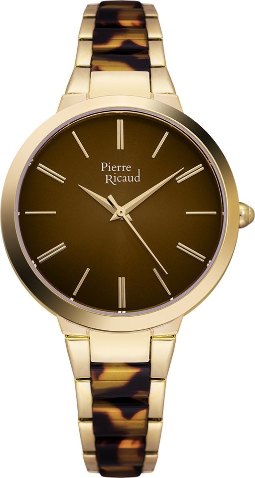 Zegarek Pierre Ricaud Zegarek damski Pierre Ricaud P22051.1A1GQ brązowy