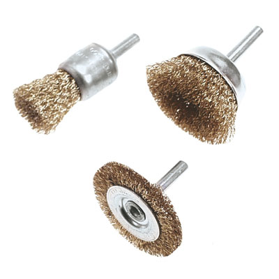 Verto Szczotki druciane do wiertarki komplet 5szt. 62H614