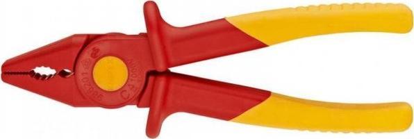 Knipex SZCZYPCE PŁASKIE Z TWORZYWA SZTUCZNEGO IZOLOWANE 180MM