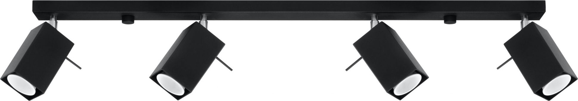 Lampa sufitowa Lumes Czarny regulowany plafon LED - EX514-Merids