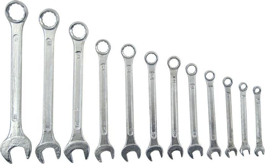 Carcommerce KLUCZE PLASKO-OCZKOWE 6-22mm 12szt