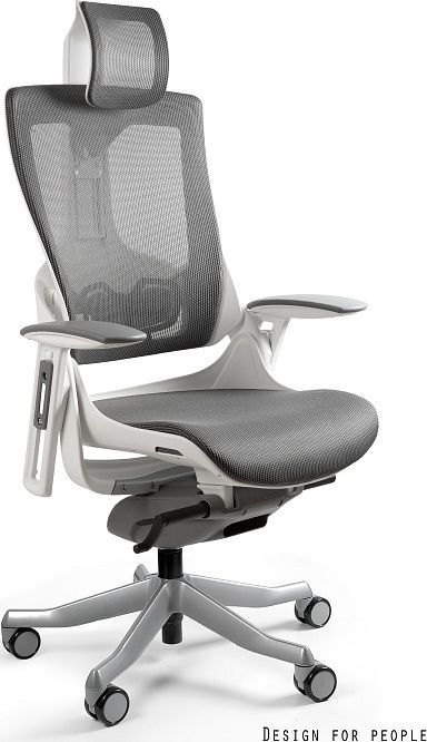 Krzesło biurowe Unique Wau 2 Popielate