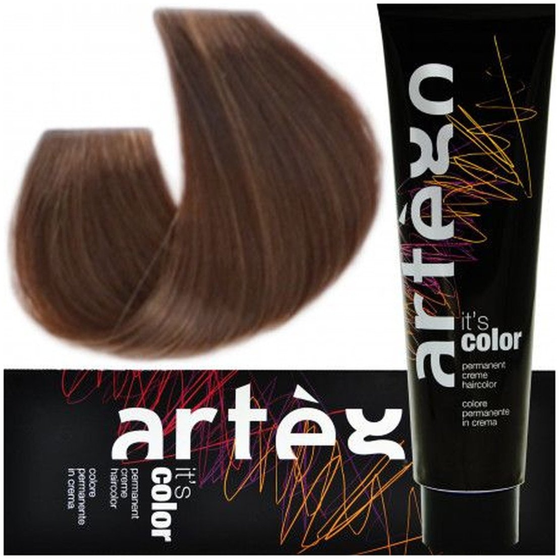 Artego Its Color Farba do włosów w kremie 150ml Kasztanowo-Popielaty Blond (7.71 - 7MA)