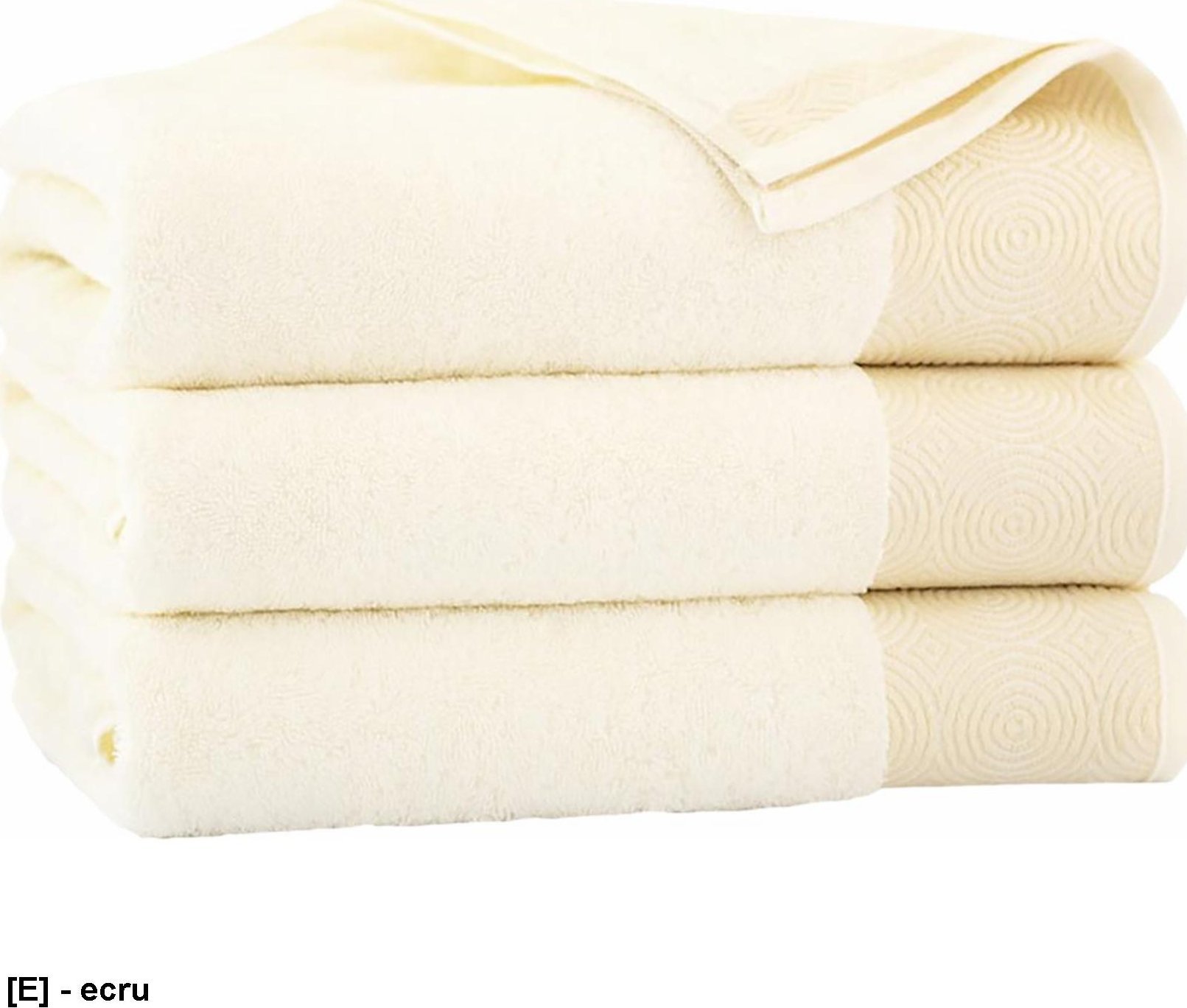 Zwoltex T-ELIPSE70X140 - Ręcznik ELIPSE miękki puszysty wytrzymały znakomicie chłonie wodę 100% bawełna egipska 420 g/m2 OEKO-TEX Standard - ecru