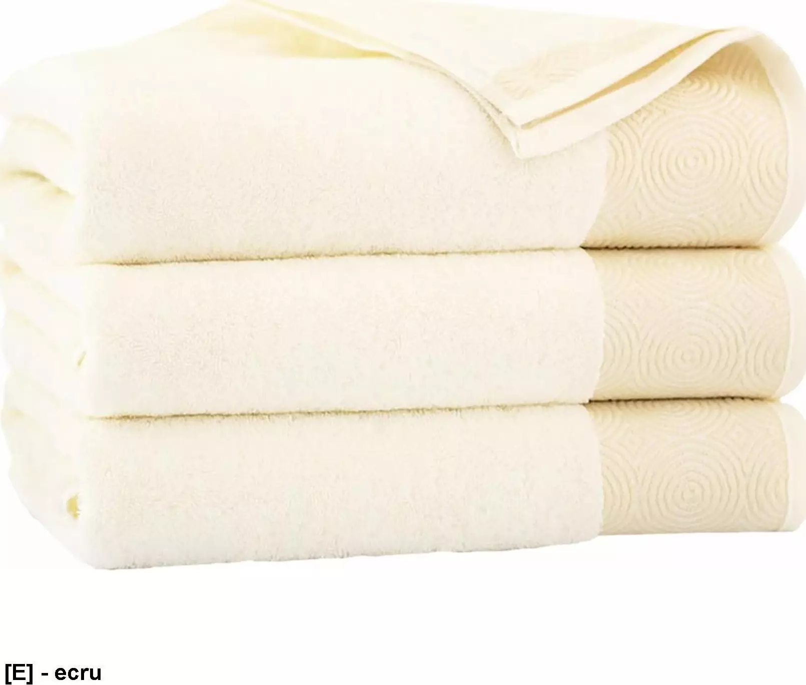 Zwoltex T-ELIPSE70X140 - Ręcznik ELIPSE miękki puszysty wytrzymały znakomicie chłonie wodę 100% bawełna egipska 420 g/m2 OEKO-TEX Standard - ecru