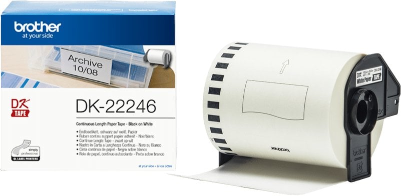 Label-Making Tape Black On