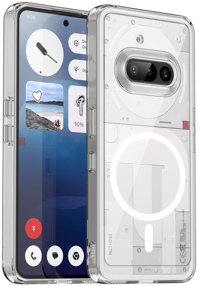 Etui Supero do Nothing Phone 3A Magsafe, przezroczyste