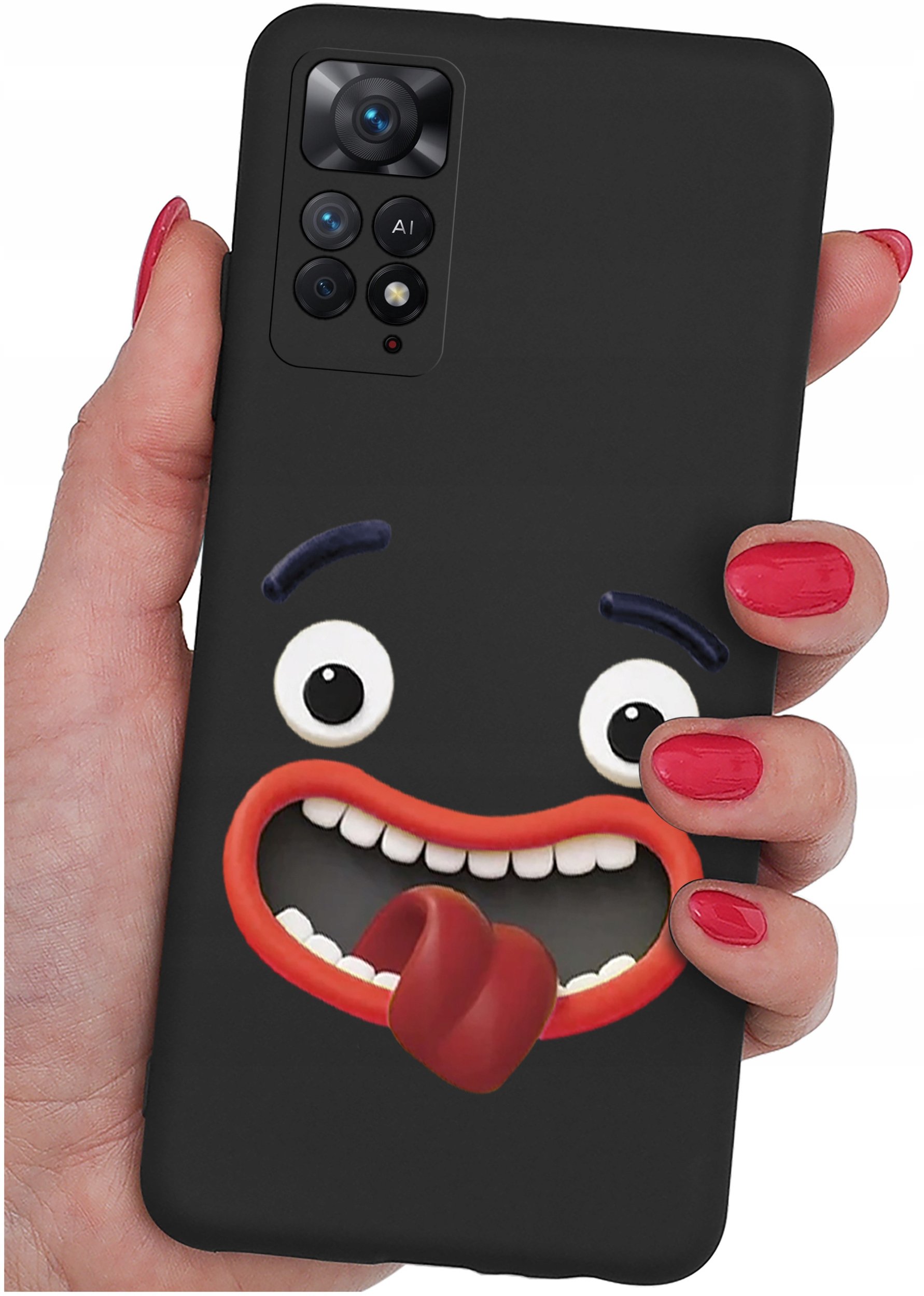 ETUI do Xiaomi Redmi Note 11 Pro | WZORY | SILIKONOWE MATT CASE + SZKŁO 9H