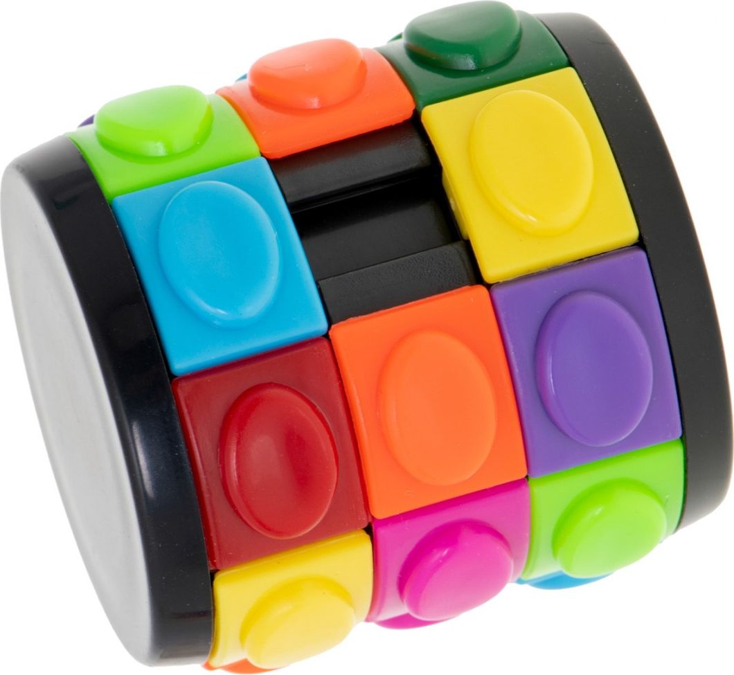 Ikonka Układanka logiczna łamigłówka walec obrotowy S