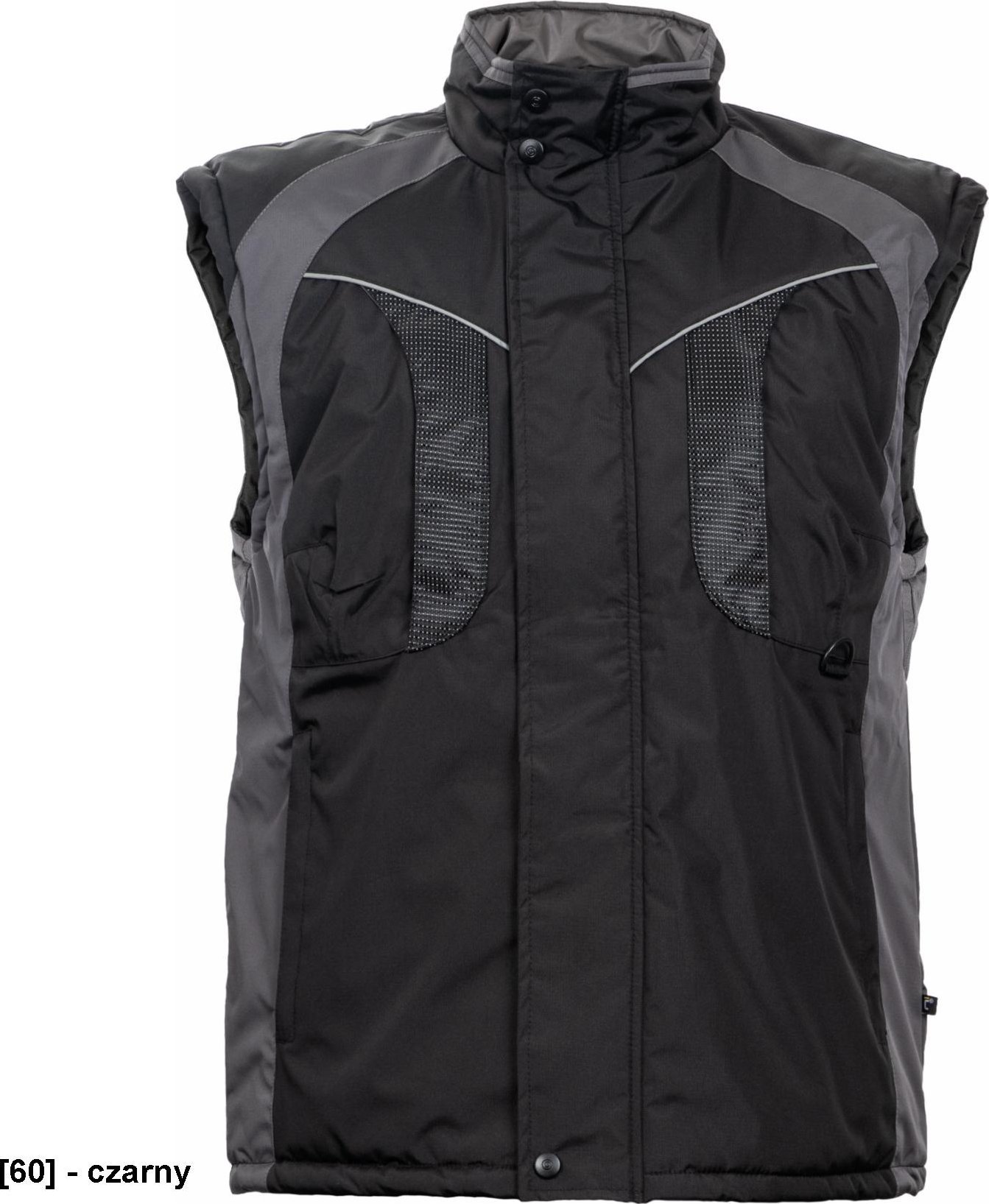 CERVA NYALA kamizelka ocieplana wodoodporna - czarny S