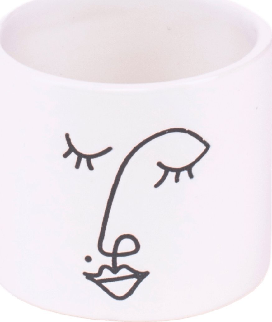 Direct Home and Garden Osłonka ceramiczna FACE mini