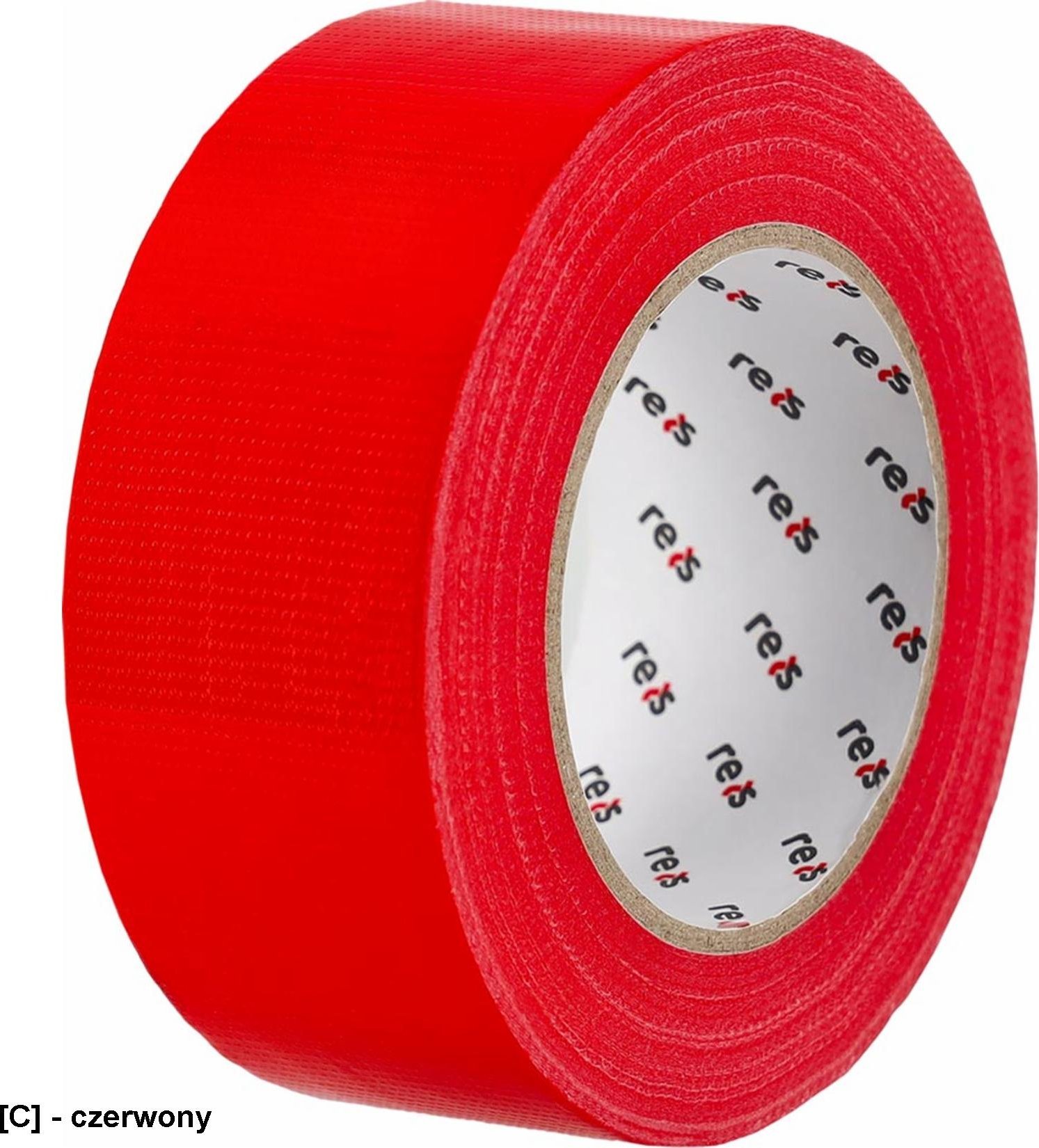R.E.I.S. TASO-DCT - Taśma samoprzylepna 100% polietylen + gaza - czerwony