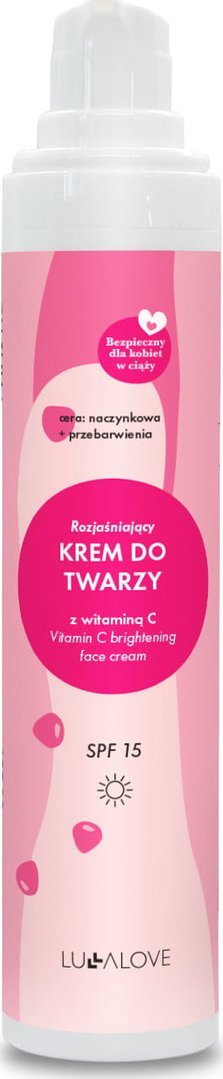 Lullalove Rozjaśniający krem do twarzy z witaminą C 50ml