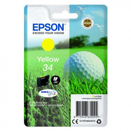 Tusz Epson Oryginalny tusz 34, yellow (C13T34644010)