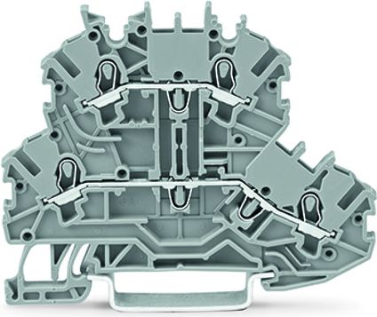 Wago Złączka szynowa 2-piętrowa 1mm2 szara TOPJOBS (2000-2201)