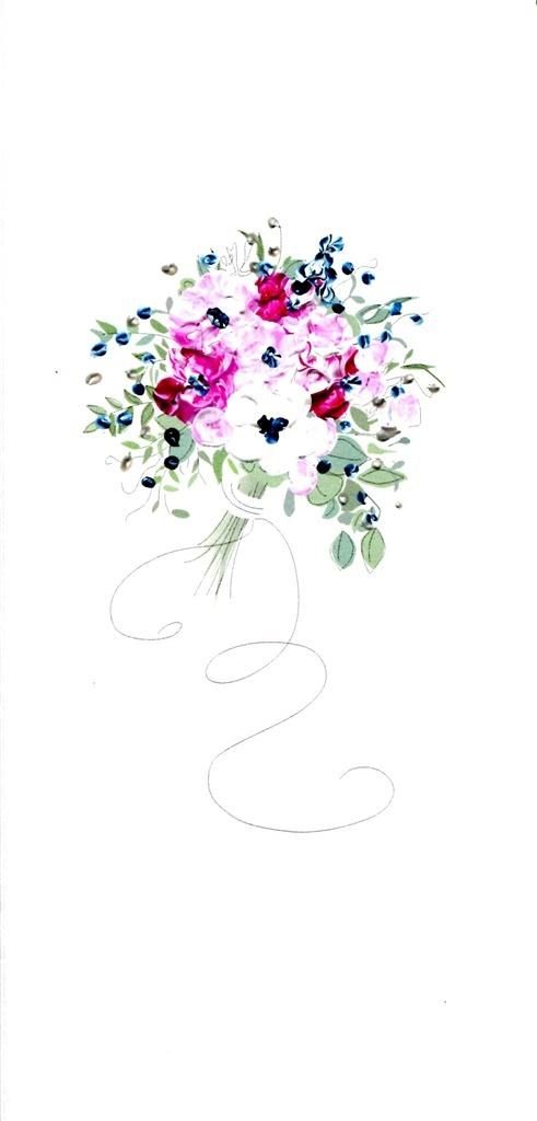 MAK Karnet Kwiaty DL OG02 - Bukiet