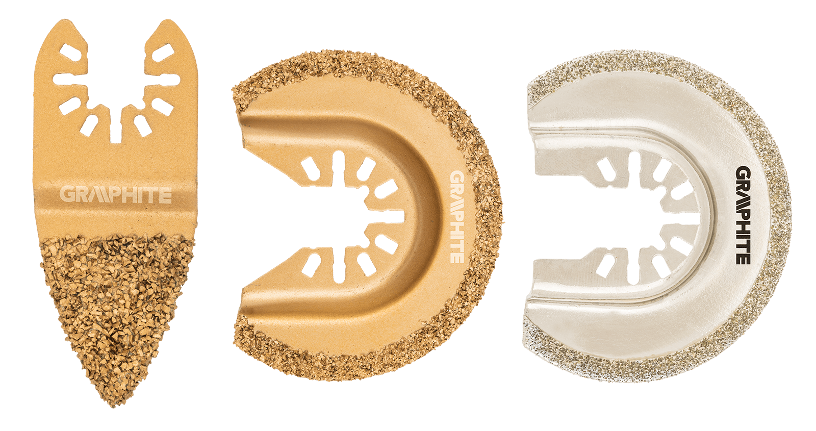 Graphite Zestaw brzeszczotów do ceramiki 3szt. (56H074)