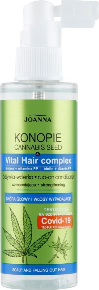 Joanna JOANNA_Konopie Cannabis Seed wzmacnaiająca odżywka-wcierka do włosów wypadających 100ml