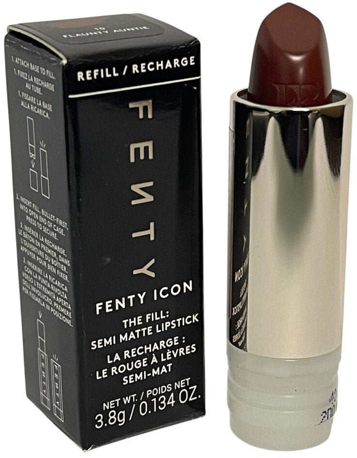 Fenty Beauty Icon Semi Matte Cream Lipstick 134 Flaunty Auntie Refill 3.8 g For Women