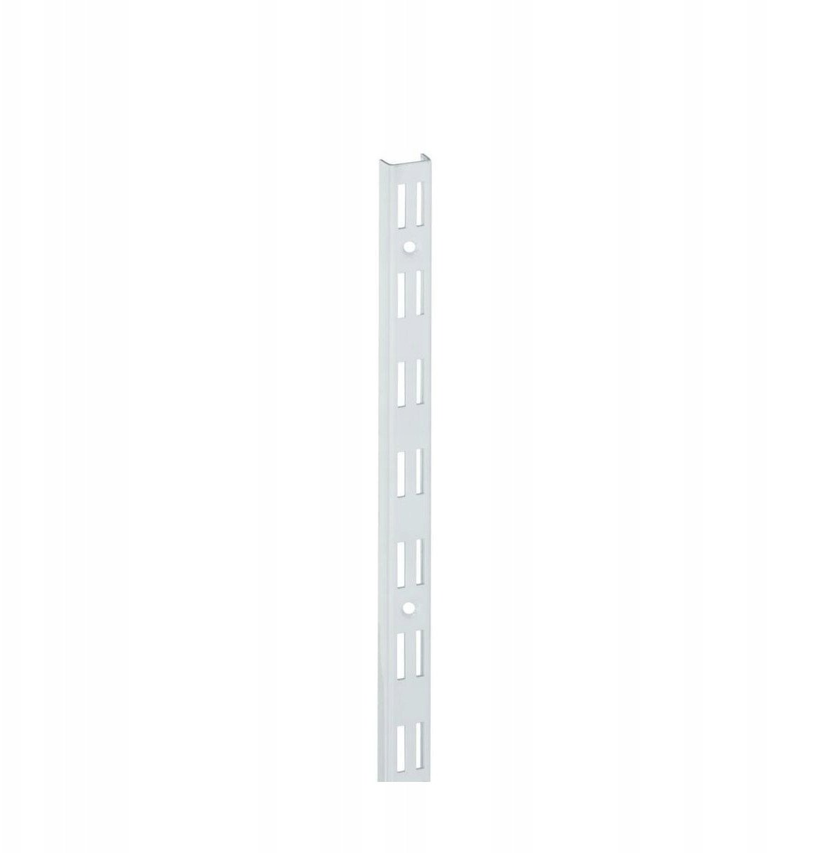 DOUBLE SLOTTED UPRIGHT 150CM INTEG WHITE