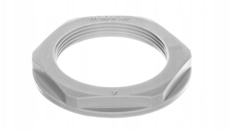 Nakrętka poliamidowa M40 KMK-PA jasnoszara M40 97821