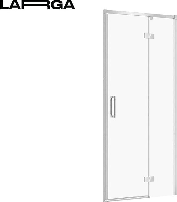 Cersanit S932-116 Drzwi Na Zawiasach Kabiny Prysznicowej Larga Chrom 90x195 Prawe TRANS. // KNC.DRZ-LARGA-90X195-TR-P
