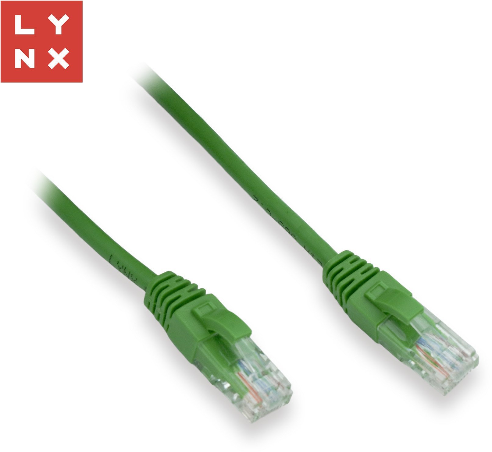 LYNX UTP patch kabel Cat5e, PVC, CCA, 5m, zelený