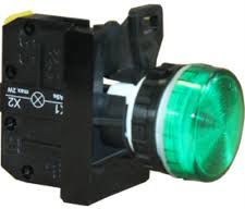 Spamel Lampka sygnalizacyjna 22mm zielona (ST22-LZ-24-LEDAC/DC)