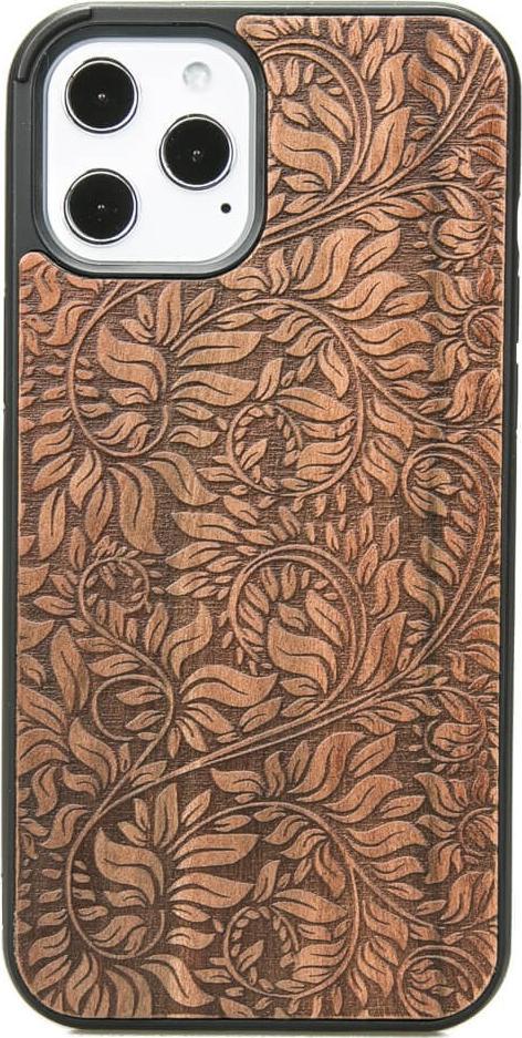 BeWood Drewniane Etui iPhone 12 Pro Max LIŚCIE JABŁOŃ