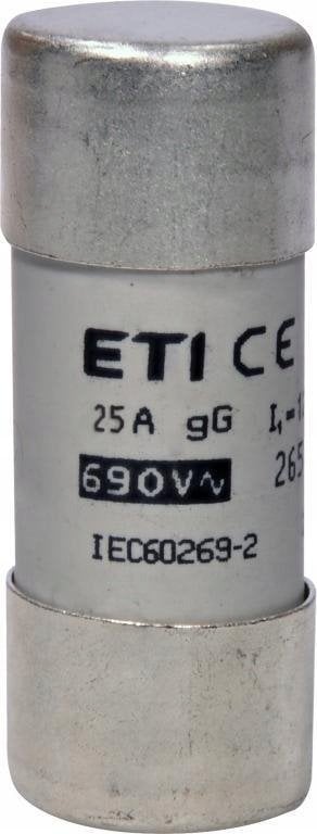 Wkładka topikowa cylindryczna CH22x58 gG 25A/690V 002651044