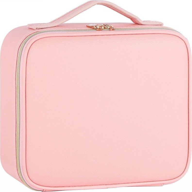 Nore Lagaminas kosmetikos priemonėms su veidrodžiu, rožinės aukso spalvos OSOMP040RG