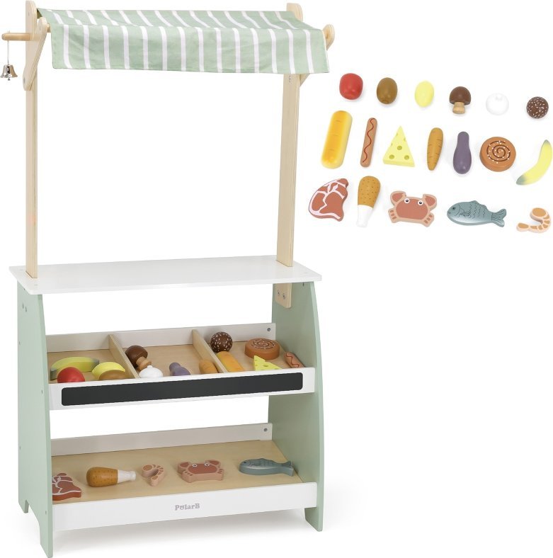 Viga Toys Drewniane Stoisko Targowe Stragan Sklep