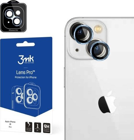 3MK Szkło Lens Protection Pro Blue iPhone 15
