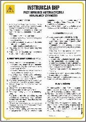 Mój dom Iag17 Lnstrukcja Bhp Przy Obsłudze Automatycznej Krajalnicy Żywności (24,5 X 35 Cm, Hn - Płyta Td-Flex 0,4Mm) Libres Polska Sp Iag17_245X350_H