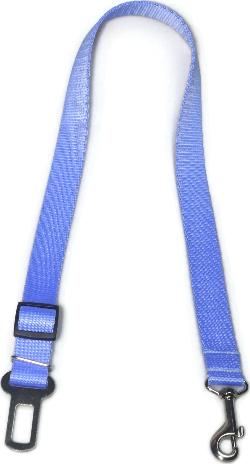 Alizoo Zapięcie samochodowe dla psa 25mm błękitne