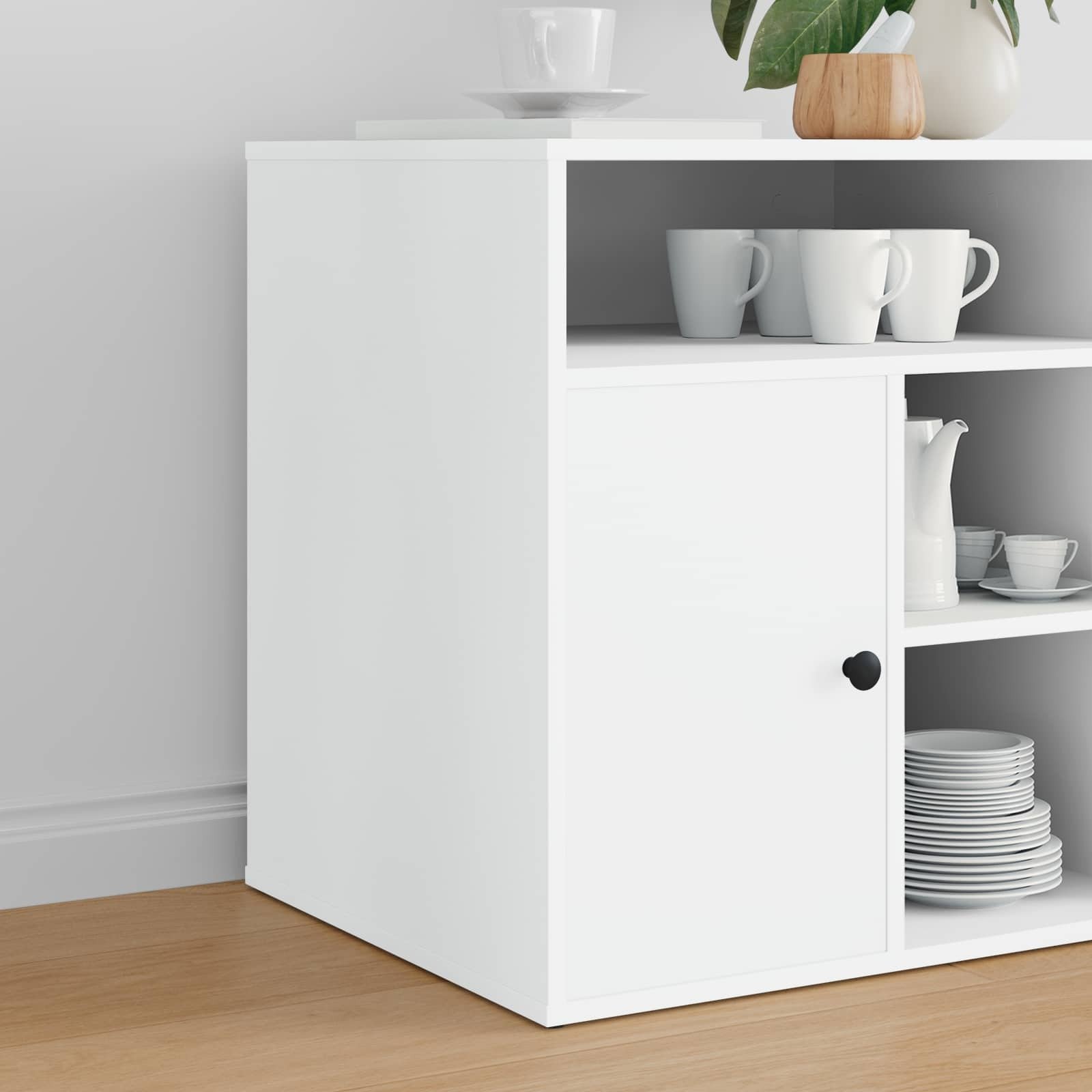 vidaXL Podkładki Na Nogi Mebli 12 pcs Czarny 14 x 4 mm EVA