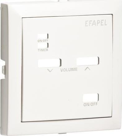 Efapel EFAPEL BASE ELEMENT CENTRALNY DO STEROWNIKA DŹWIĘKU MONO BIAŁY 90700 TBR