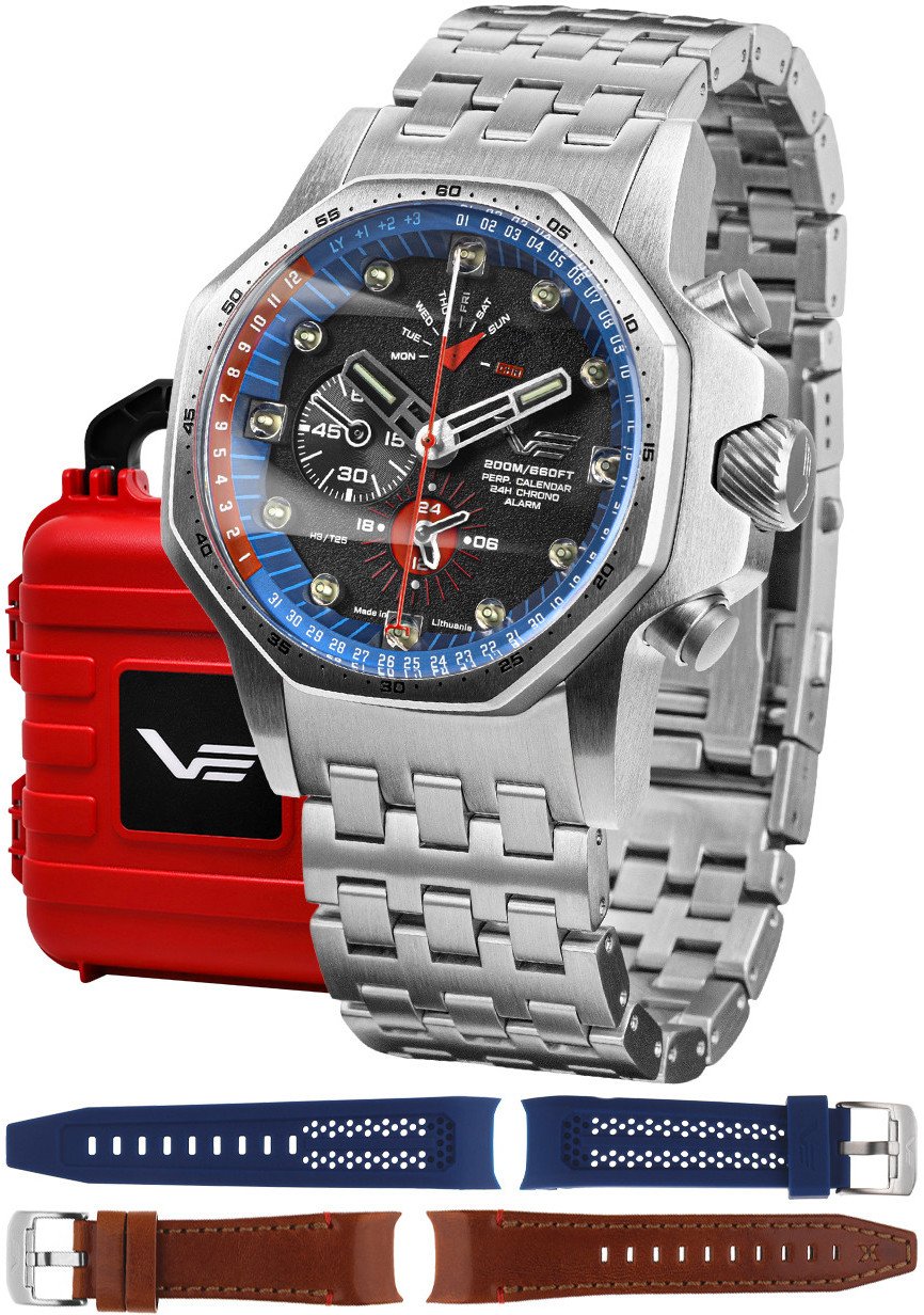 Zegarek męski Vostok Europe YM86-640A696B srebrny