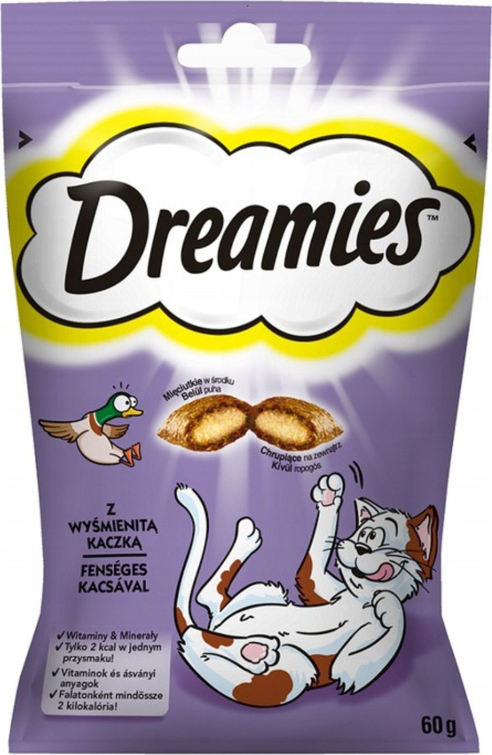 Dreamies DREAMIES KOT 60g przys. KACZKA