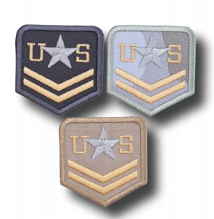 Aplikacja łatka na klej US Mix (3szt)