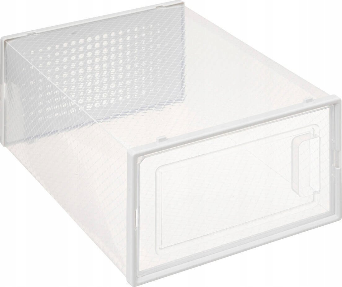 5five Przezroczyste pudełko na buty STAK, 25 x 35 x 18,5 cm