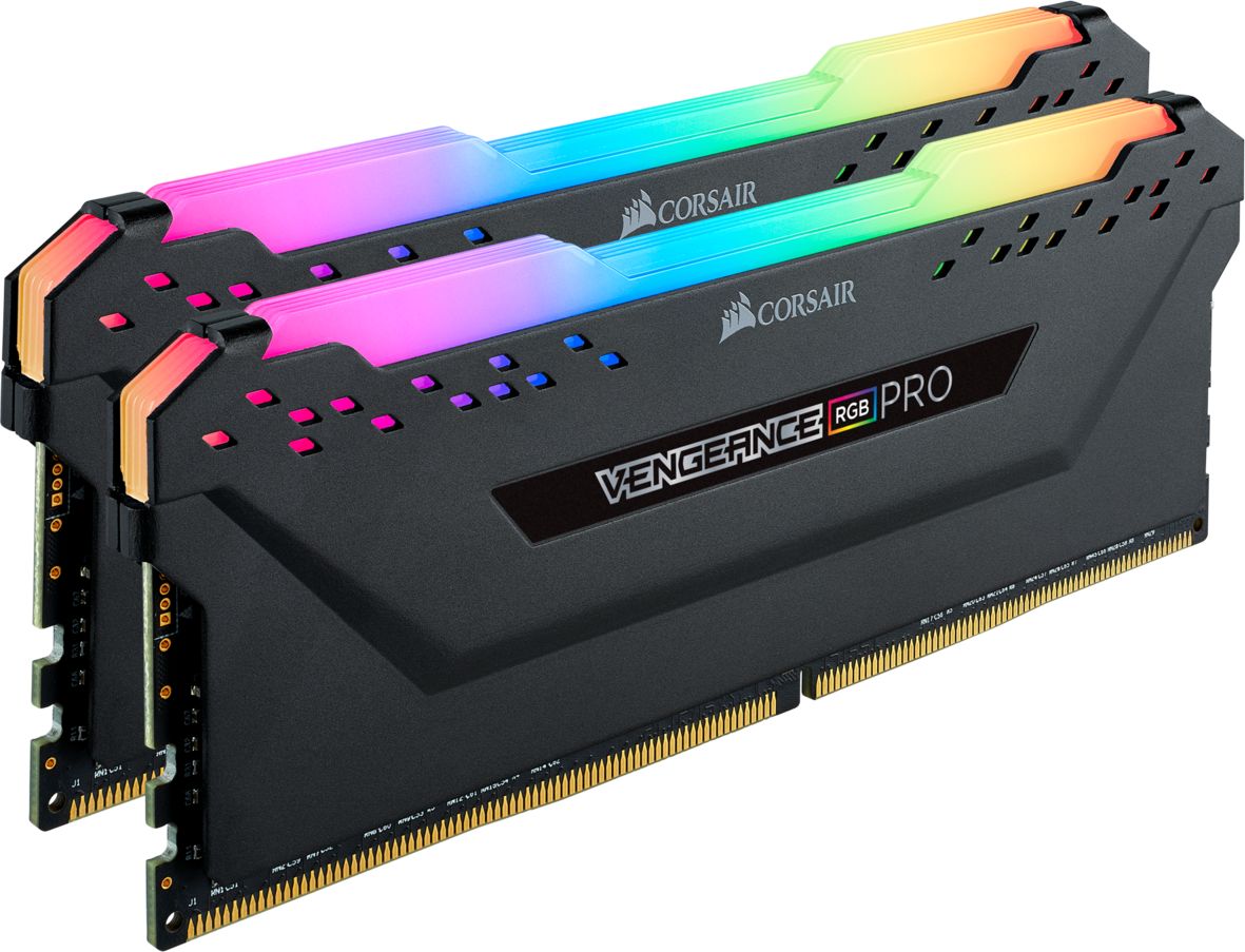 Pamięć Corsair Vengeance RGB PRO, DDR4, 16 GB, 3600MHz, CL18 (CMW16GX4M2D3600C18)