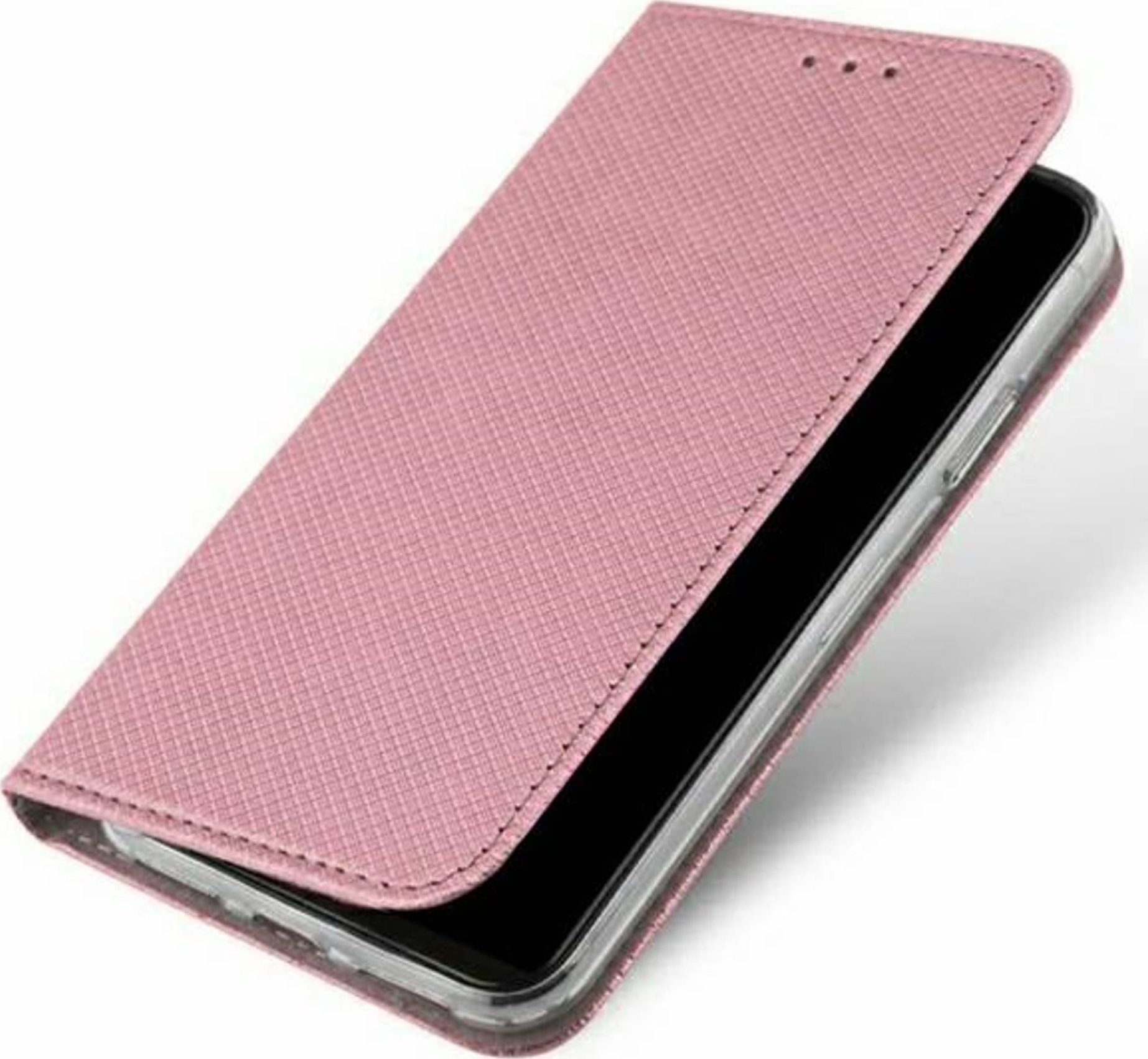 Etui Smart Magnet book Xiaomi Redmi 12 różowo-złoty /rosegold