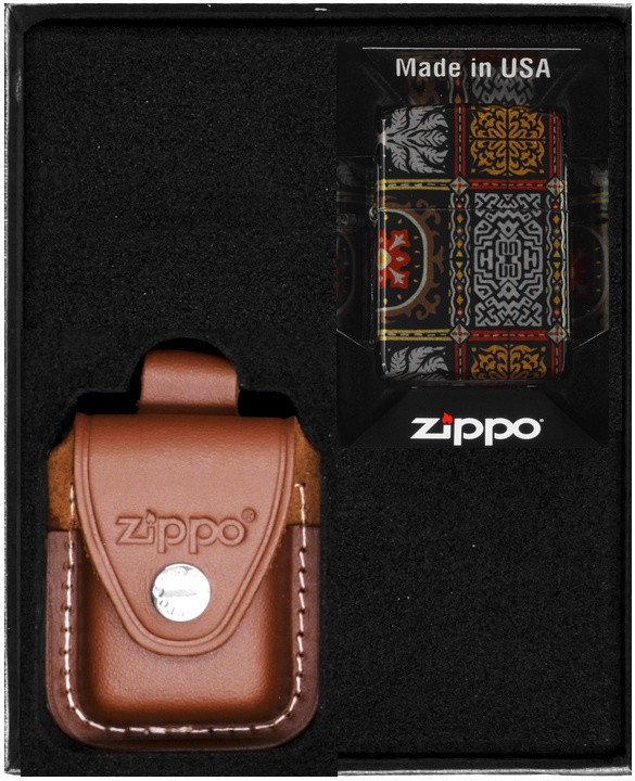 Zestaw ZIPPO Zapalniczka PATTERN DESIGN Prezentowy No2