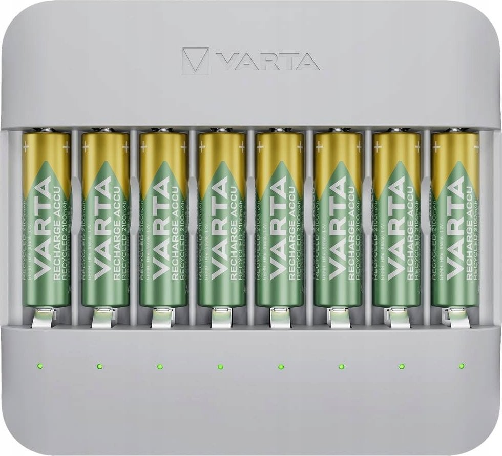 Ładowarka Varta Eco* Charger Multi Recycled + 8 x 2100 mAh AA 57682 101 121