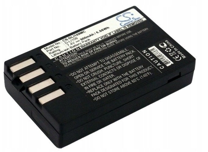 Akumulator Bateria Typ D-li109 Do Pentax K-2 K-30 K-50 K-500 K-r K-s1 K-s2 / Cs-dli109mc