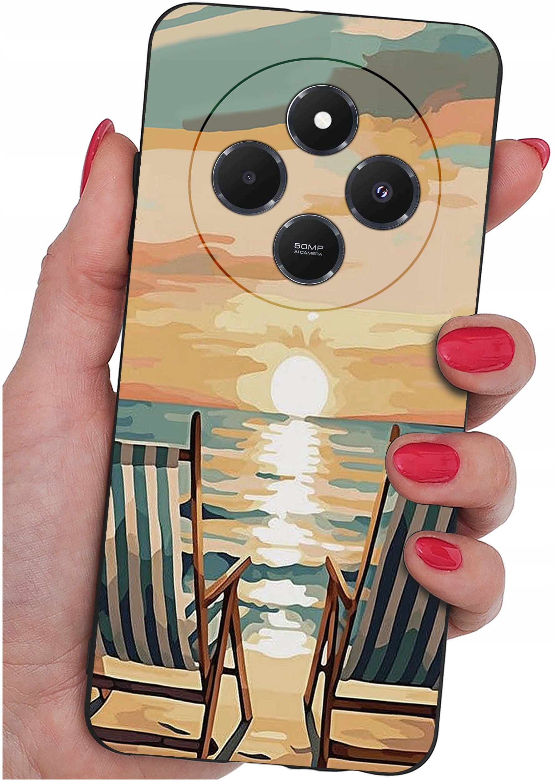 Etui do Xiaomi Redmi 14C WZORY |SILIKONOWE MATT CASE + SZKŁO 9H