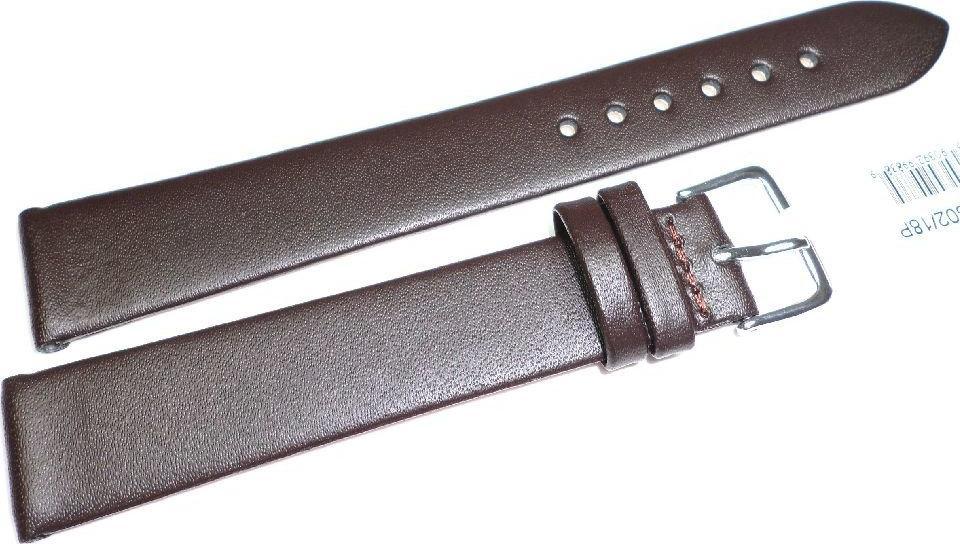 JVD Skórzany pasek do zegarka 18 mm JVD R14802-18P XL