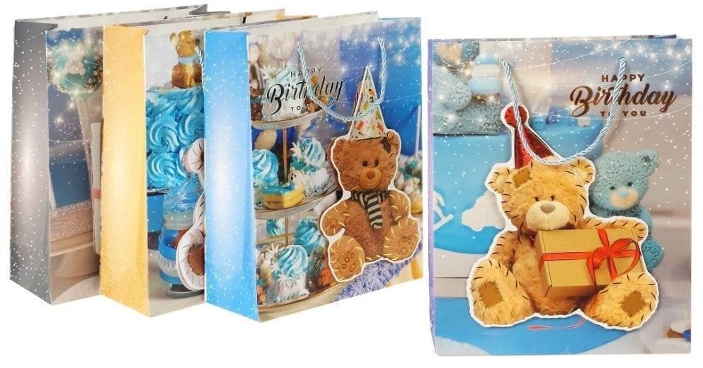 Torebka prezentowa 32x26x10cm MIX