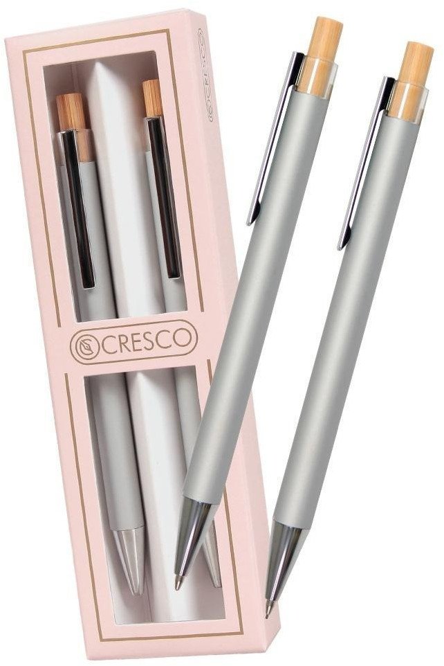 Długopis + ołówek Dyplomat srebrny dla Nauczyciela